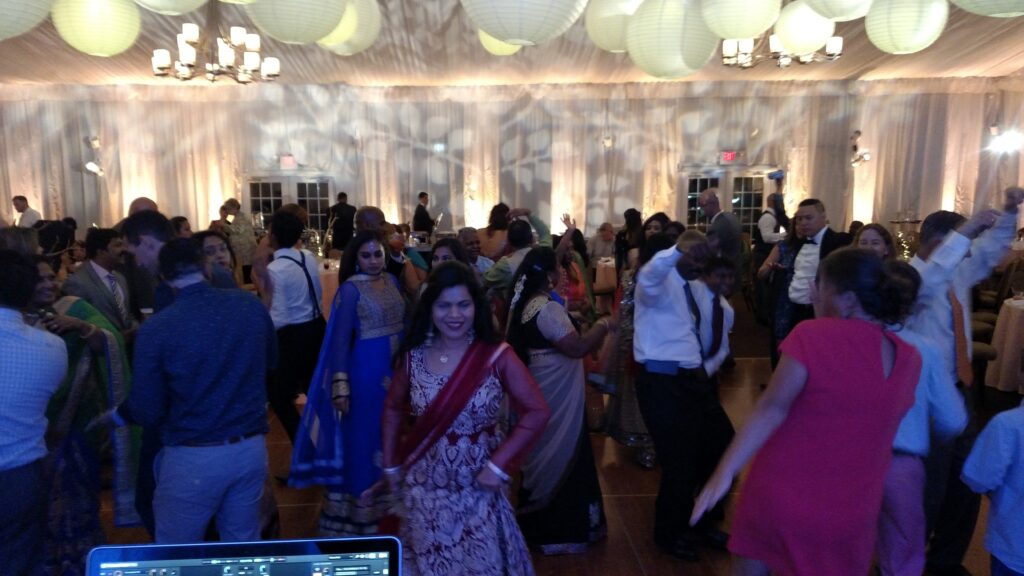 Dancefloor at Bollywood Greenwich Hyatt Wedding