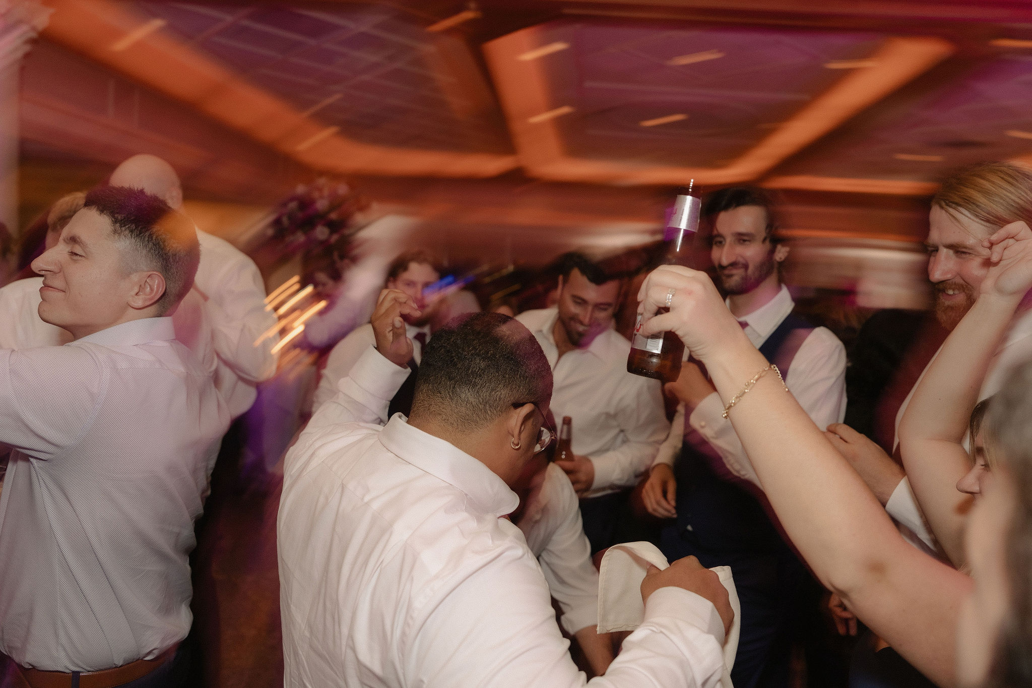 dance floor at wedding reception at giovanni waters edge