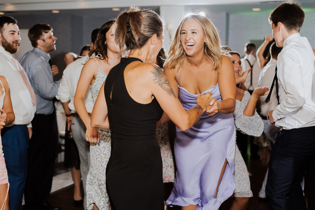 Waters Edge Wedding Venue, Westbrook CT reception dance floor