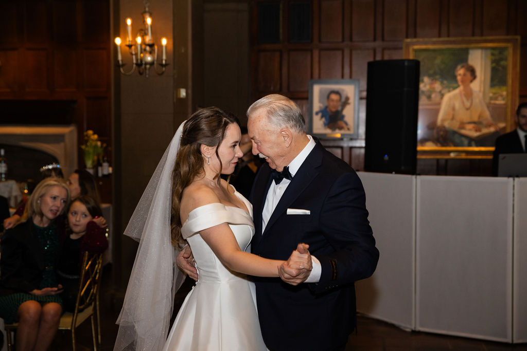 father daughter dance at harvard club nyc wedding