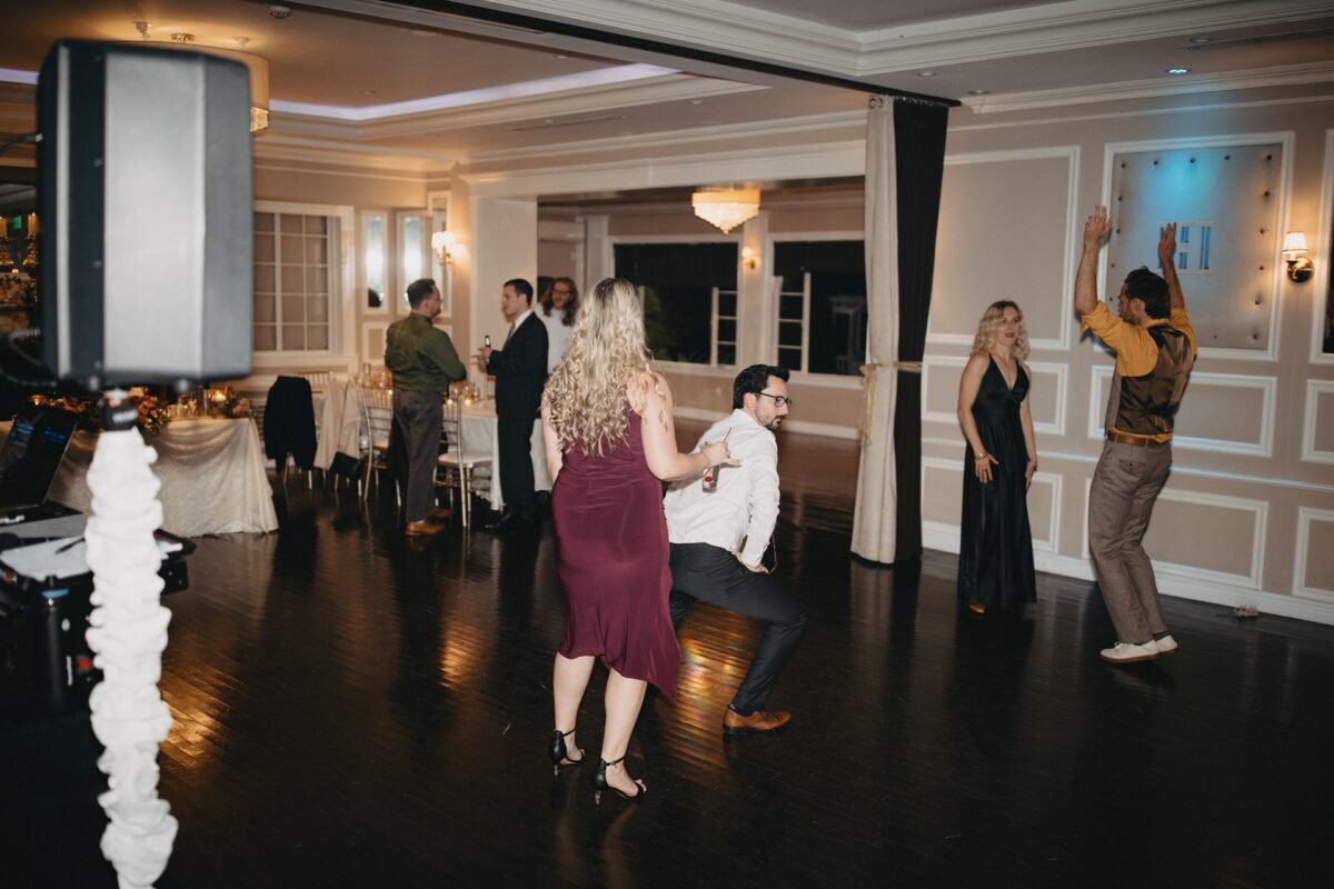 dance floor at new york wedding