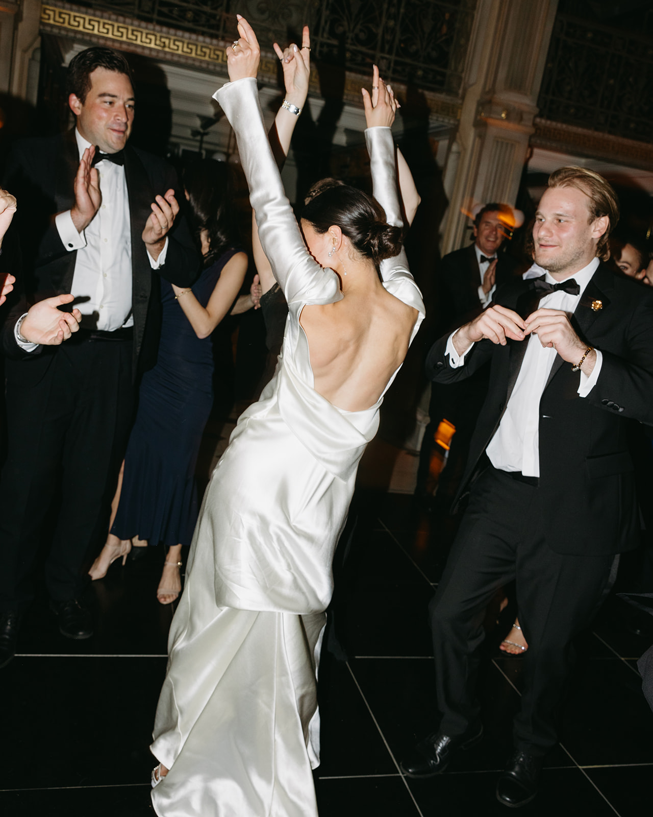 bride on dance floor