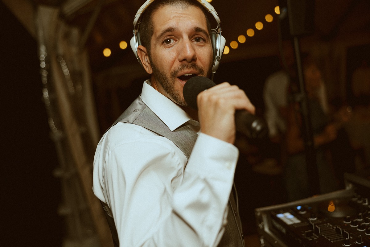 DJ Dan Moran at New Hampshire wedding